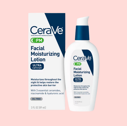 CeraVe - PM Lotion Face Moisturizer, Oil-free Night Cream for All Skin Types